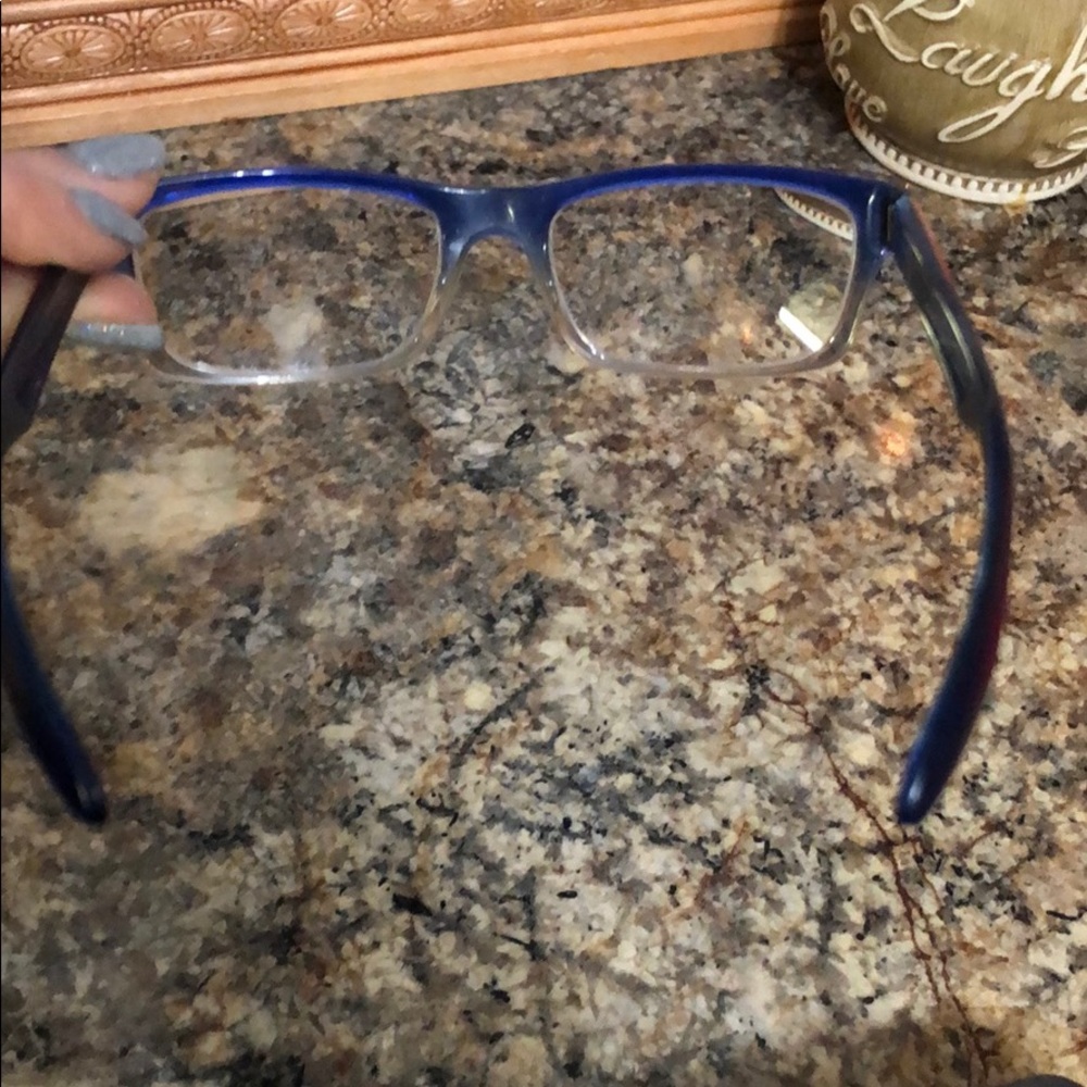 Prada Eyeglasses-Clear and Blue - Picture 3 of 6